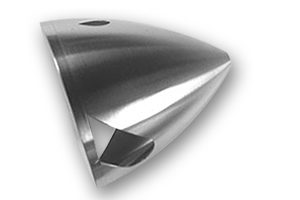 3" Standard 120-SLOT 3-BLADE Aluminum Spinner