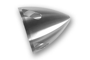 3" Standard 120-SLOT 4-BLADE With Light Backplate