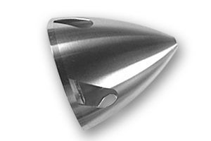 3" Standard 120-SLOT 4-BLADE Aluminum Spinner