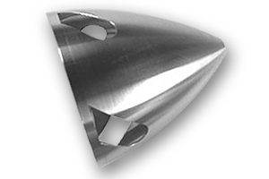 3" Standard 4-BLADE Aluminum Spinner